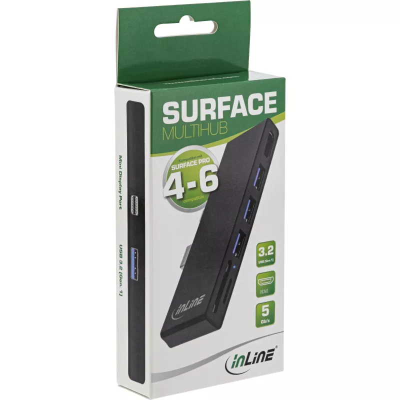 InLine Surface Pro 4/5/6 MultiHub USB-C stacja dokująca