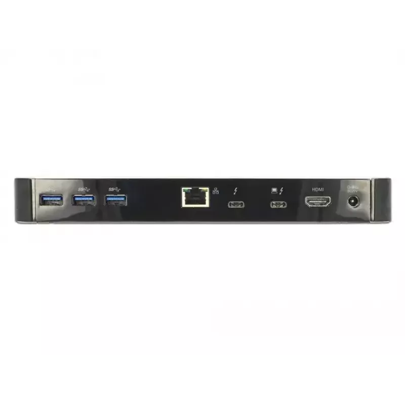 Stacja dokująca do laptopa DeLOCK 87725 przewodowa Thunderbolt 3 czarno-srebrna