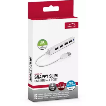 USB Hub SPEEDLINK SNAPPY cienki SL-140000-WE