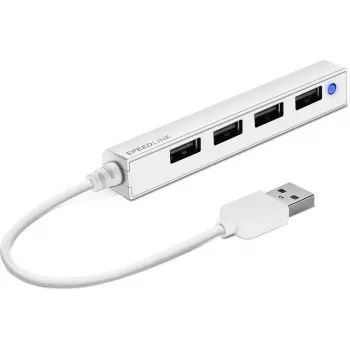 USB Hub SPEEDLINK SNAPPY cienki SL-140000-WE