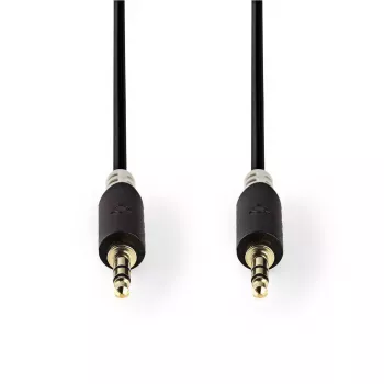 Kabel audio Nedis CABW22000AT10 1m 3,5mm miedziowany aluminium