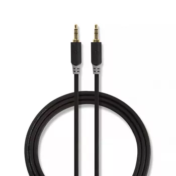 Kabel audio Nedis CABW22000AT10 1m 3,5mm miedziowany aluminium