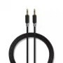 Kabel audio Nedis CABW22000AT10 1m 3,5mm miedziowany aluminium
