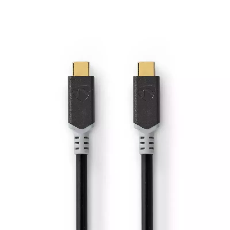 Kabel USB Nedis CCBW64020AT20 USB4 Gen 2x2 2 m USB C Czarny Srebrny