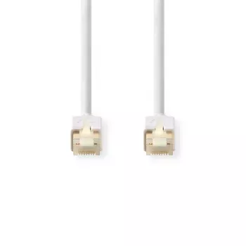 Kabel sieciowy Nedis CCBW85221WT100 10m Cat6 S/FTP biały
