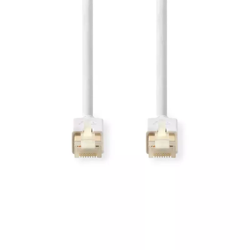 Kabel sieciowy Nedis CCBW85221WT100 10m Cat6 S/FTP biały
