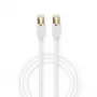 Kabel sieciowy Nedis CCBW85221WT100 10m Cat6 S/FTP biały