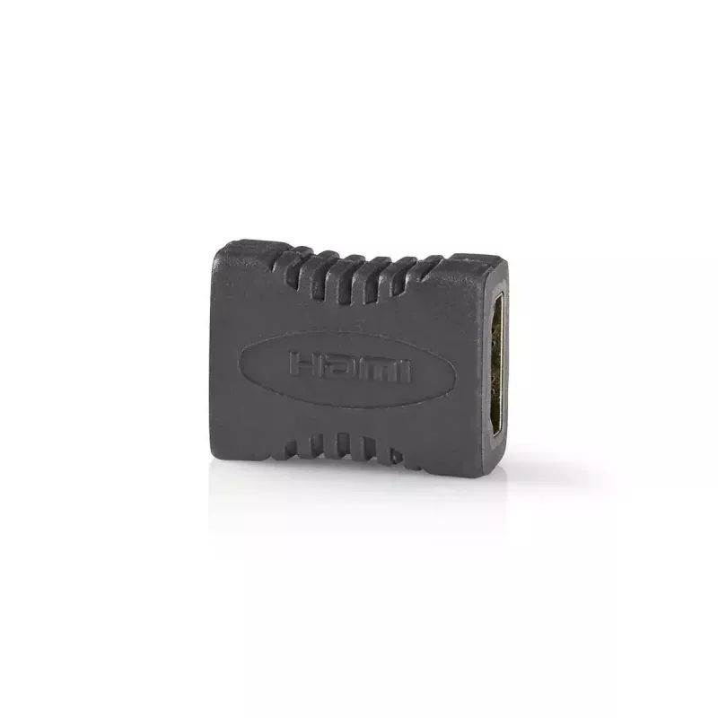 Adapter HDMI typu żeński-żeński Nedis CVBW34900AT z pozłacanymi stykami, antracyt