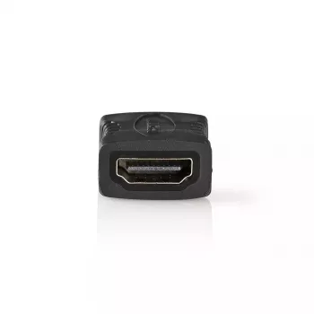 Adapter HDMI typu żeński-żeński Nedis CVBW34900AT z pozłacanymi stykami, antracyt