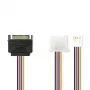 Wewnętrzny kabel zasilający Nedis CCGP73550VA015 0,15 m SATA 15-pin męski
