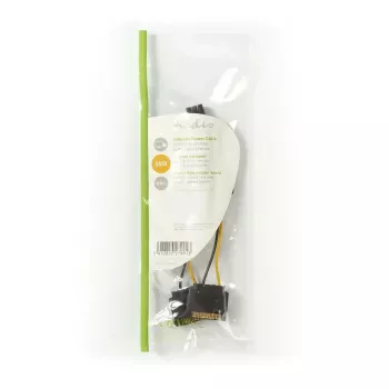 Wewnętrzny kabel zasilający Nedis CCGP74205VA015 0,15 m 2 x SATA 15-pin PCI-E 6-pin