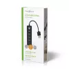 Koncentrator USB Nedis UHUBU2420BK USB 2.0 480 Mbit/s Czarny