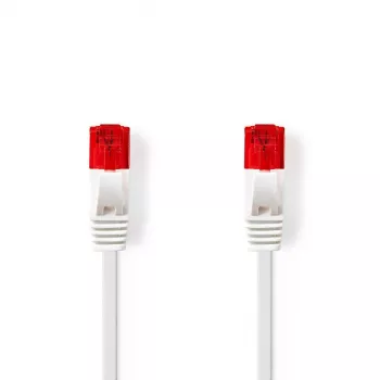 Nedis CCGP85216WT100 kabel sieciowy Biały 10 m Cat6 U/UTP
