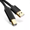 Kabel USB 2.0 UGREEN 10350 — USB A na USB B, 1.5 m, pozłacane styki, czarny