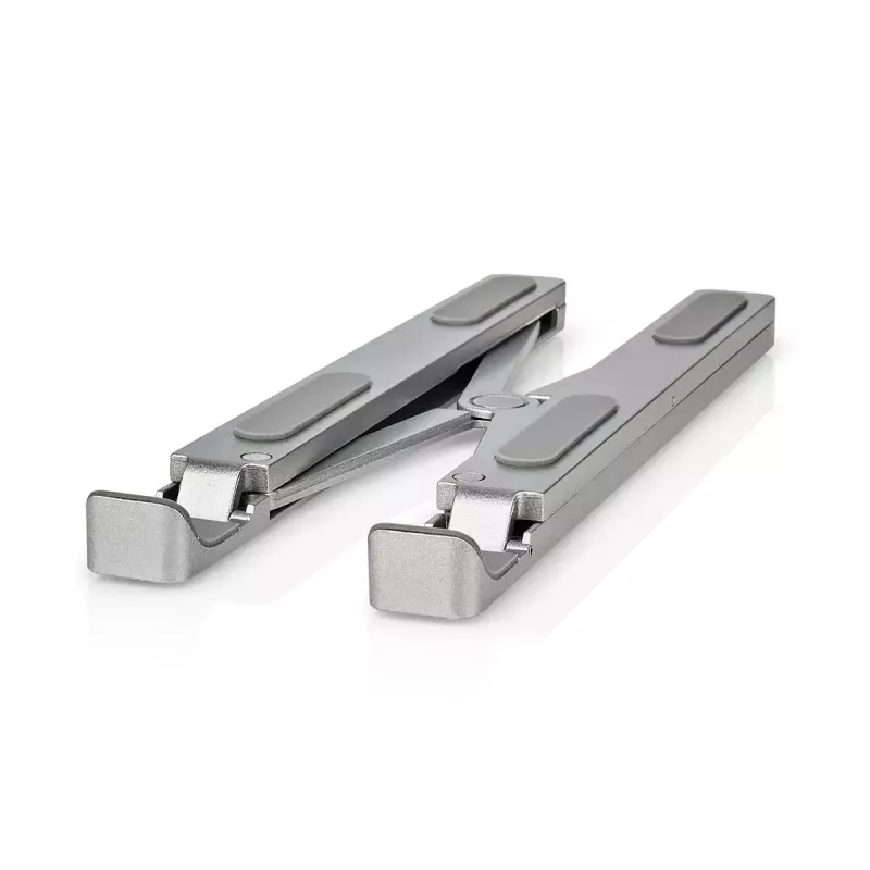 Stojak do laptopa Nedis NBSTND100SI Aluminium regulowany na wysokość 43,2 cm