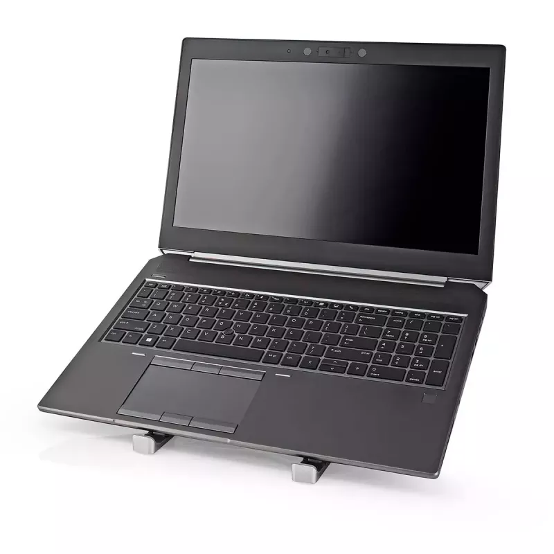 Stojak do laptopa Nedis NBSTND100SI Aluminium regulowany na wysokość 43,2 cm