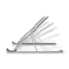 Stojak do laptopa Nedis NBSTND100SI Aluminium regulowany na wysokość 43,2 cm