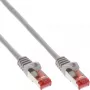 InLine Patch kabel S/FTP PiMF Cat.6 250MHz miedź halogen free szary 3m