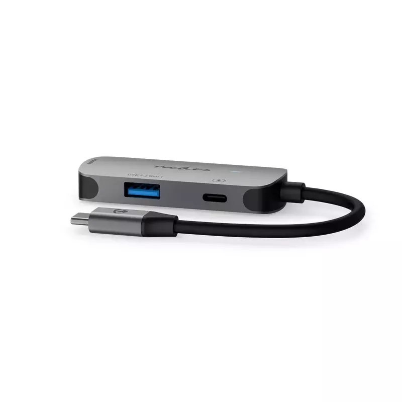 USB Hub Nedis CCGB64230GY01 Type-C 5000 Mbit/s Szary