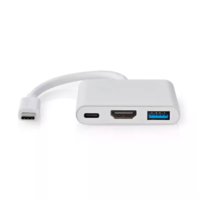 Stacja dokująca do laptopa Nedis CCGB64770WT01 USB Type-C przewodowa 7,5W