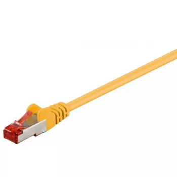 Kabel krosowy Goobay CAT 6 S/FTP PiMF żółty 0,5 m