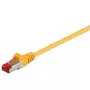 Ethernet patch kabel GOOBAY CAT6 S/FTP (PiMF), 1 m, żółty, RJ-45–RJ-45