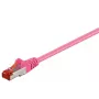 Kabel krosowy Goobay CAT 6 S/FTP PiMF magenta 5m