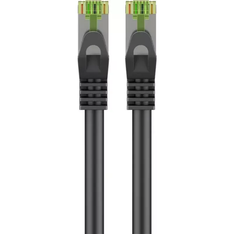 Kabel sieciowy Goobay czarny 0,25 m Cat8.1 S/FTP