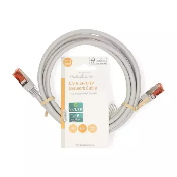 Kabel sieciowy Nedis CCGL85220GY20 RJ-45 Cat6 2 m szary