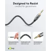 Kabel audio WENTRONIC Goobay 65275 — 3 m, 3,5 mm TRS męski–męski, pozłacane styki, ekranowany magnetycznie