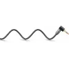 Kabel audio Goobay (WENTRONIC) 3.5mm TRS–3.5mm TRS, 1 m, AWG28, pozłacany, ekranowany magnetycznie, czarny/srebrny