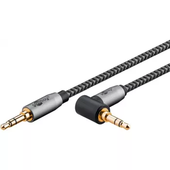 Kabel audio Goobay (WENTRONIC) 3.5 mm TRS–3.5 mm TRS, 3 m, miedź, pozłacane styki, ekranowany magnetycznie