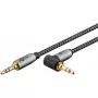 Kabel audio Goobay / WENTRONIC 3.5mm TRS–3.5mm TRS, 5 m, miedź, pozłacane styki, ekranowany magnetycznie