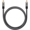 Kabel audio Goobay (WENTRONIC) 65306 — 3 m, TOSLINK męski-męski, miedź, pozłacane styki, czarny/srebrny