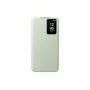 Etui portfelowe Samsung Galaxy S24+ zielone monochromatyczne