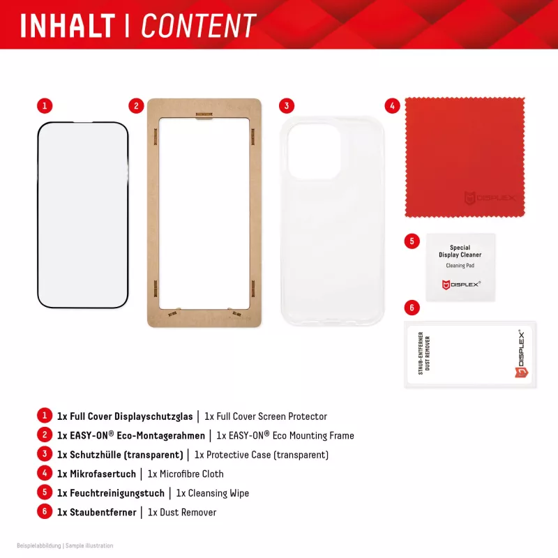 Displex Screen Protector + Case dla Samsung Galaxy S24 Ultra, Eko Ramka Montażowa, Pełne Pokrycie