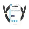 Nedis CAGL25000BK10 kabel audio 1 m TOSLINK Czarny
