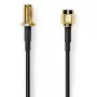 Kabel koncentryczny Nedis CSGL02010BK10 1 m SMA Czarny