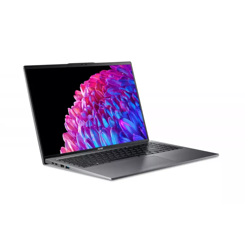 Laptop Acer Swift Go 16 SFG16-72-76Q5 — Intel Core Ultra 7 155U, 16 cali (40,6 cm) 3.2K 16 GB LPDDR5, 512 GB SSD, Windows 11 Home, Szary