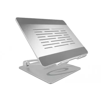 Stojak na laptopa DeLOCK 18414 regulowany Aluminium Szerokość 280mm Głębokość 230mm Wysokość 40mm