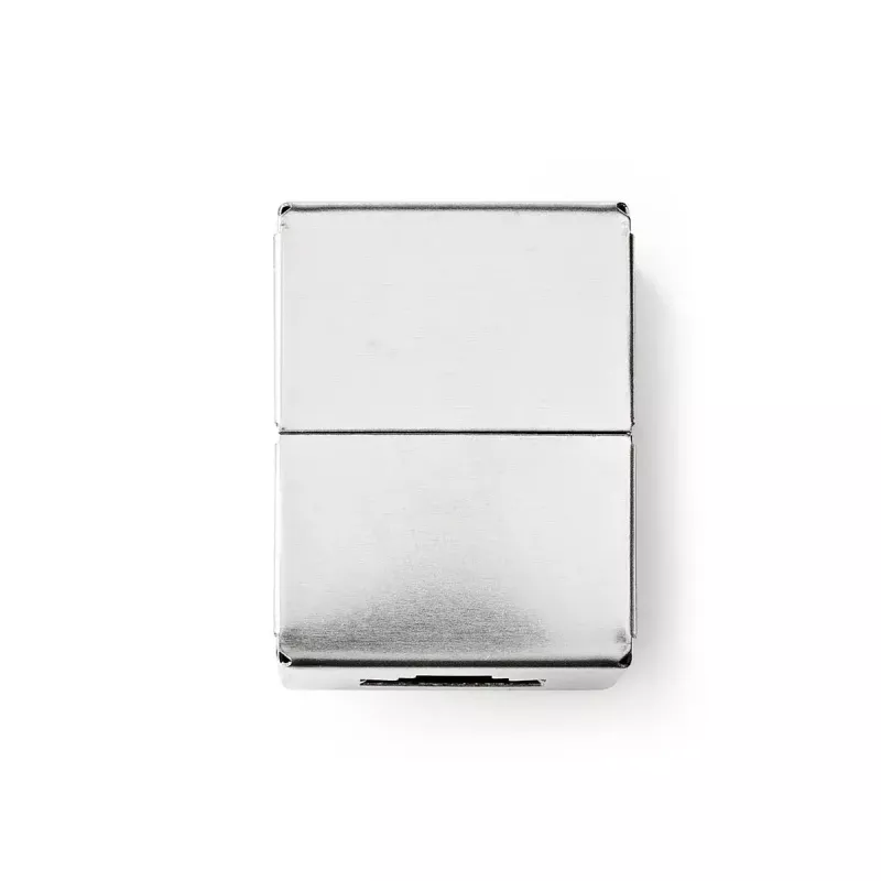 Nedis CCGB89011ME złącze RJ45 Metalowe Żeńskie/Żeńskie