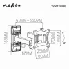 Uchwyt TV Nedis TVWM1510BK 68,6 cm 27 cali Czarny 15 kg