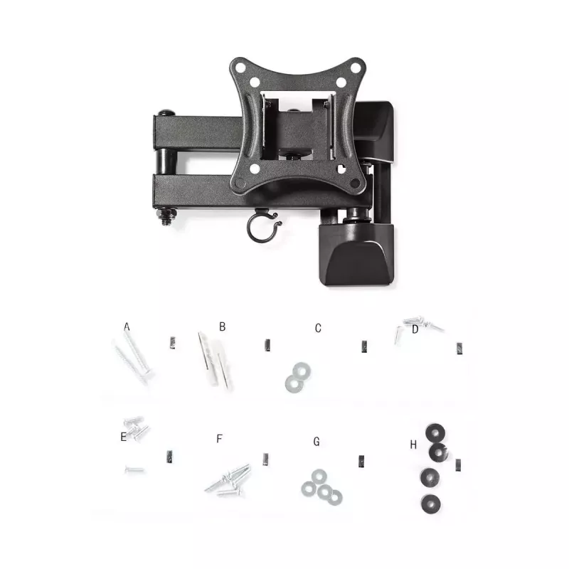 Uchwyt TV Nedis TVWM1510BK 68,6 cm 27 cali Czarny 15 kg