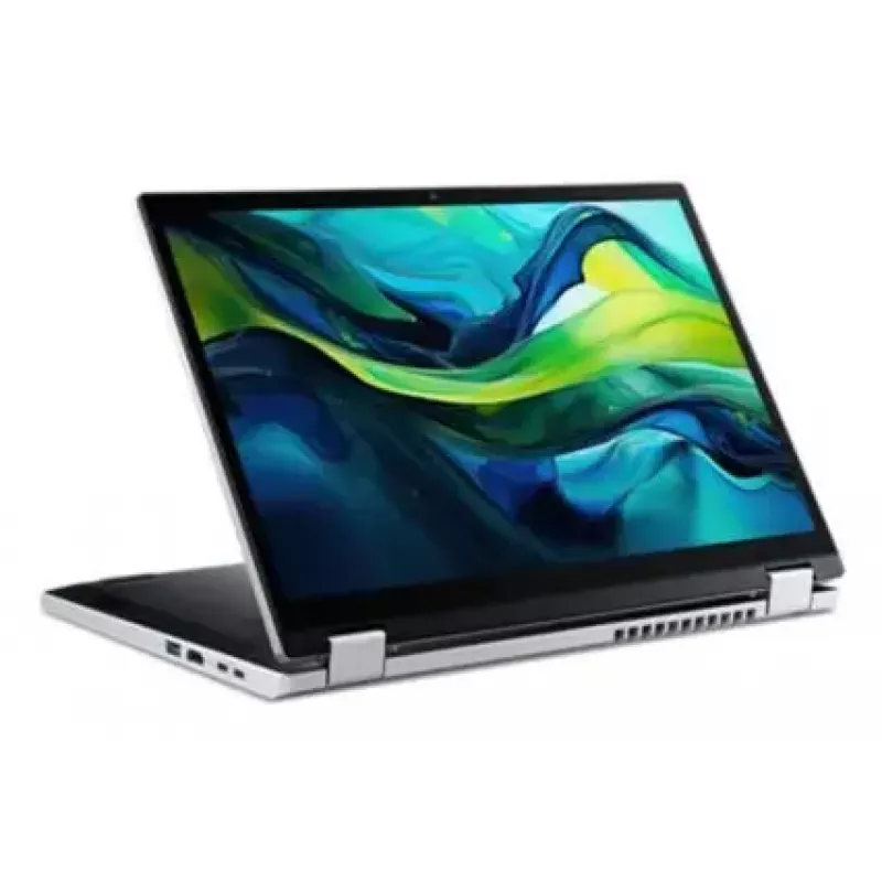 Konwertowalny laptop Acer Aspire Go Spin 14 AGSP14-31PT-36R6 — 14 cali WUXGA dotyk, Intel Core 3 N355 1.9 GHz, 16 GB LPDDR5, 512 GB SSD, Windows 11 Home, Srebrny