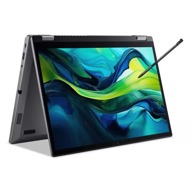 Hybrydowy laptop 2-w-1 Acer Aspire Spin 14 ASP14-52MTN Intel Core Ultra 5 115U, 14 cali WUXGA dotyk, 16 GB LPDDR5x, 512 GB SSD, Windows 11 Home, szary