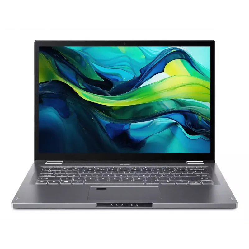 Hybrydowy laptop 2-w-1 Acer Aspire Spin 14 ASP14-52MTN Intel Core Ultra 5 115U, 14 cali WUXGA dotyk, 16 GB LPDDR5x, 512 GB SSD, Windows 11 Home, szary