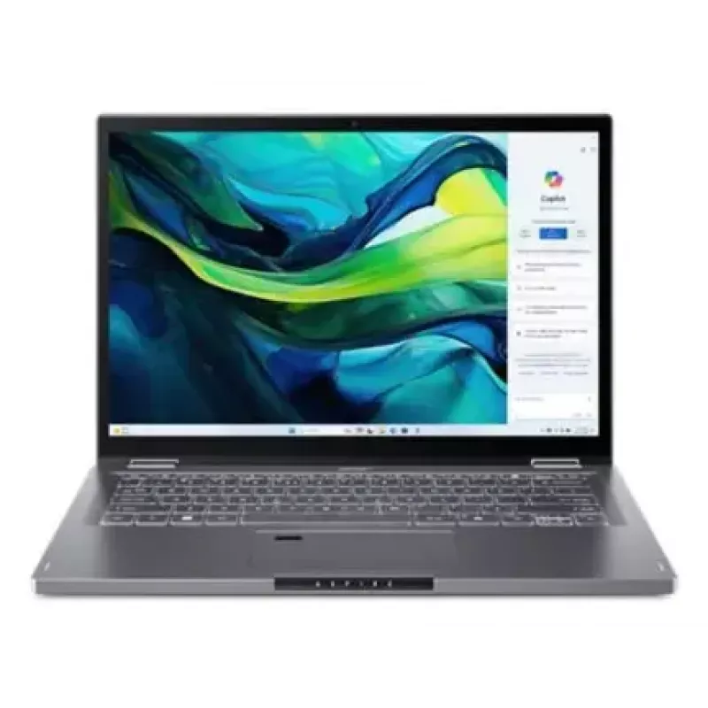 Laptop Konwertowalny Acer Aspire Spin 14 ASP14-52MTN — Intel Core Ultra 7 155U, 14 cali WUXGA Dotyk, 32 GB LPDDR5x, 1 TB SSD, Wi‑Fi 6E, Windows 11 Home