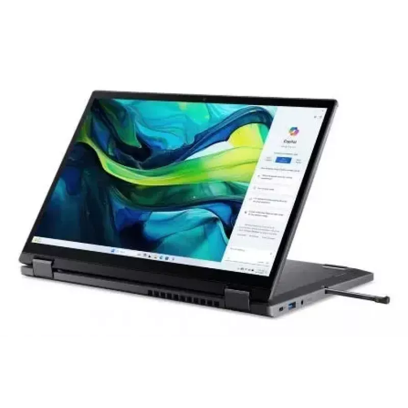 Laptop Konwertowalny Acer Aspire Spin 14 ASP14-52MTN — Intel Core Ultra 7 155U, 14 cali WUXGA Dotyk, 32 GB LPDDR5x, 1 TB SSD, Wi‑Fi 6E, Windows 11 Home