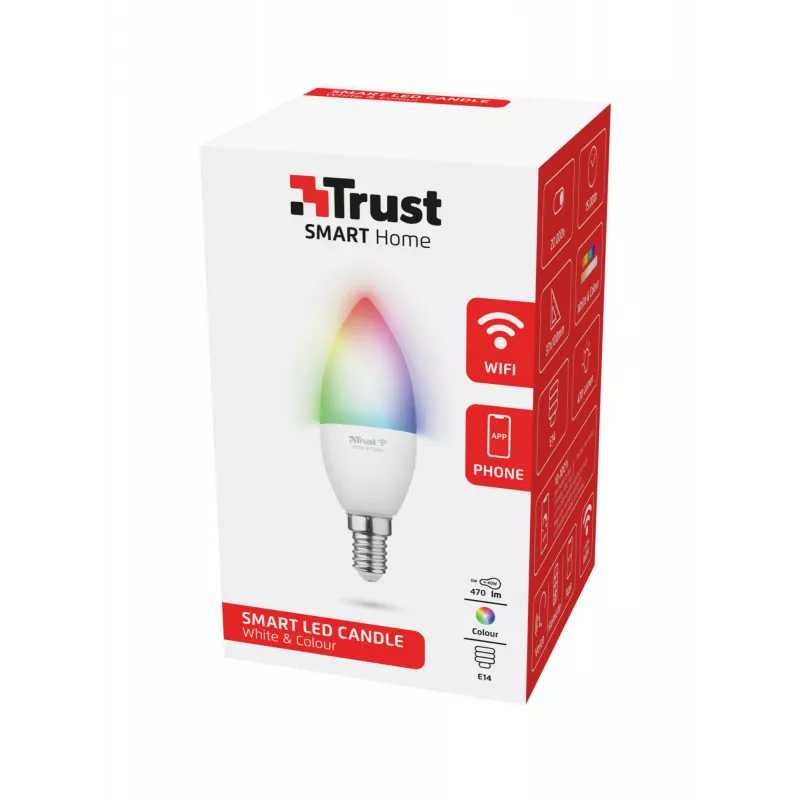 Inteligentna żarówka Trust 71280 Wi-Fi Biała 100 mm