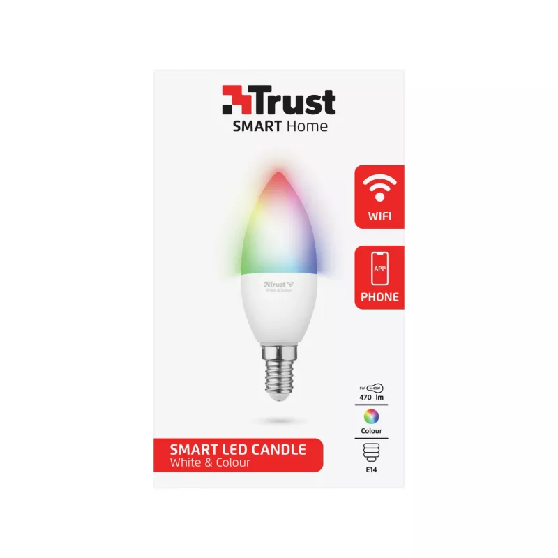 Inteligentna żarówka Trust 71280 Wi-Fi Biała 100 mm